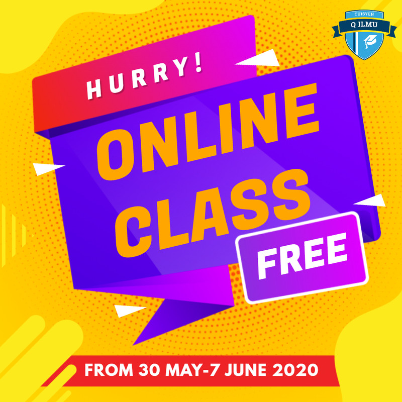 Pendaftaran Free Online Class Sekolah Rendah